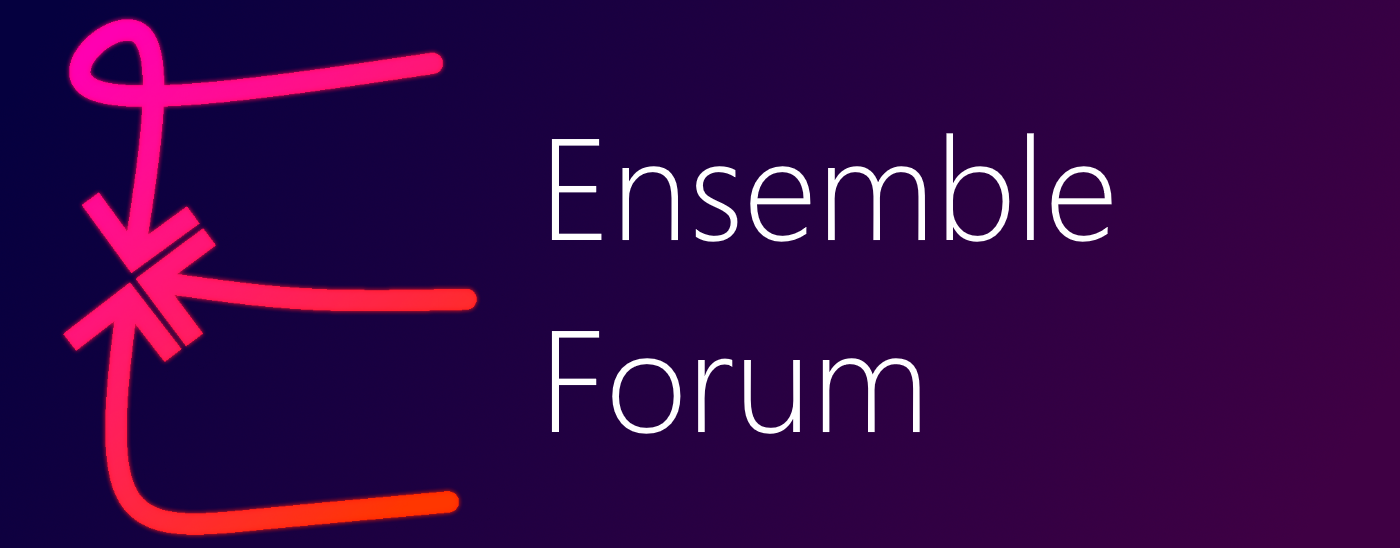 Banner for Ensemble Forum